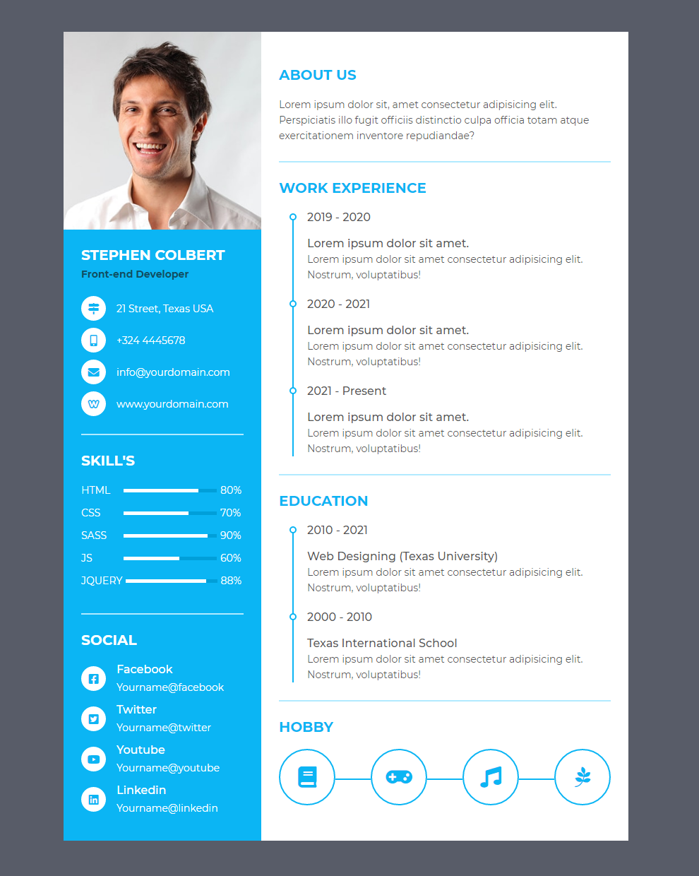 Resume Template 1